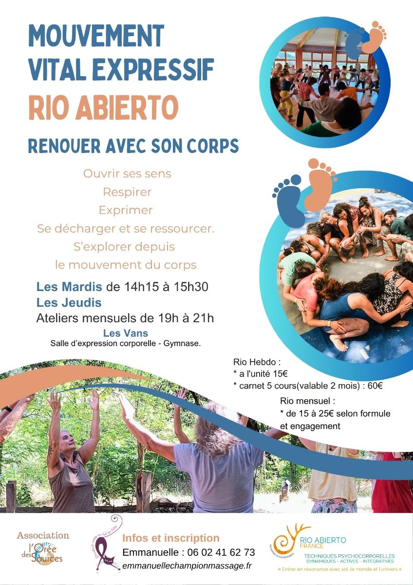 Affiche Mouvement vital expressif Rio