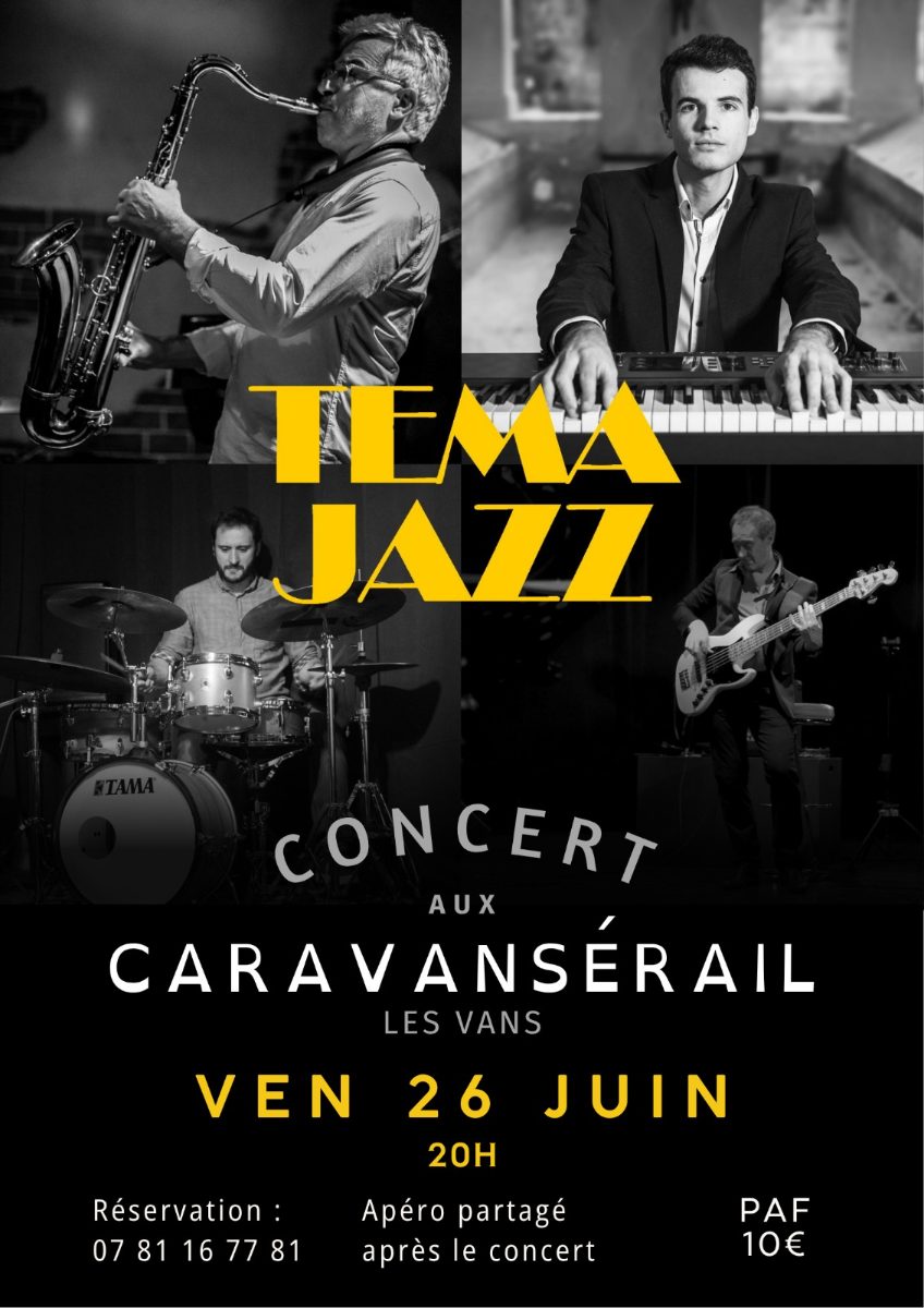 Affiche de Tema jazz à Les Vans