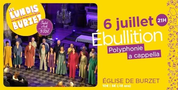 Affiche de Choeur Ebullition polyphonie à Burzet