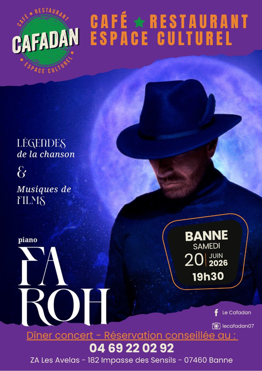 Affiche de Piano faroh à Banne