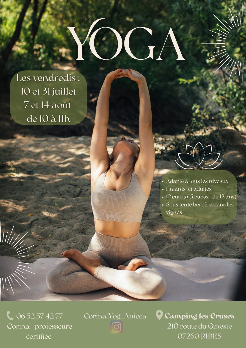 Affiche de Yoga à Ribes