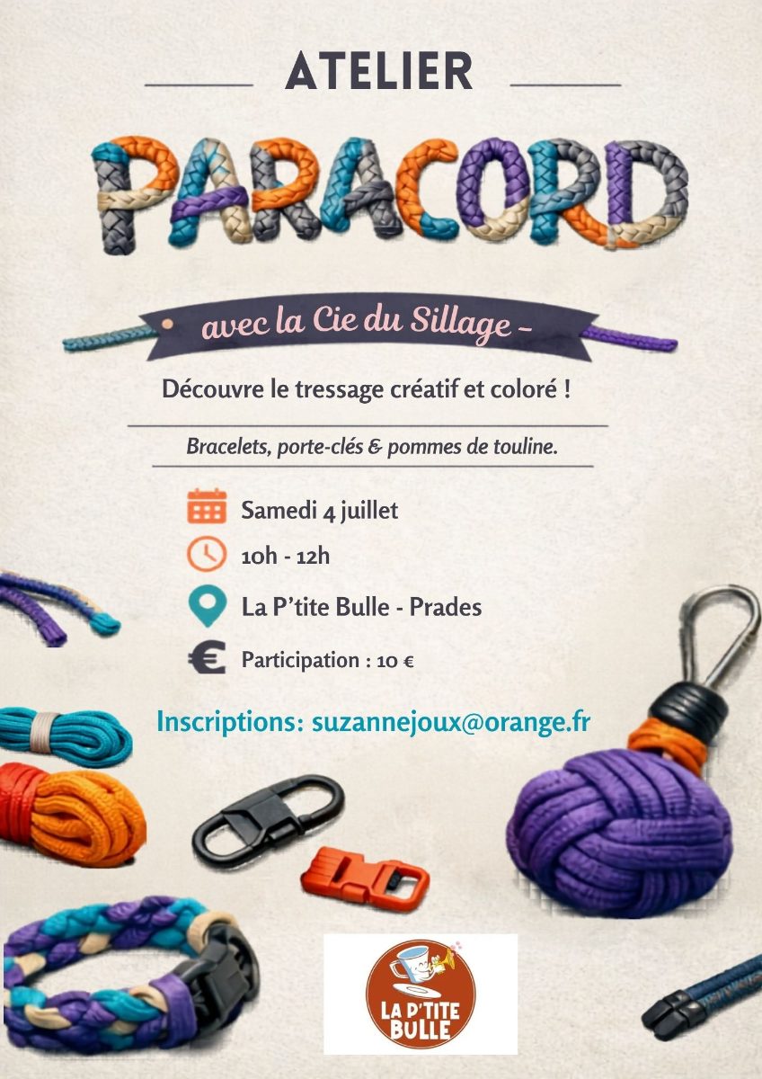 Affiche de Atelier paracorde à prades
