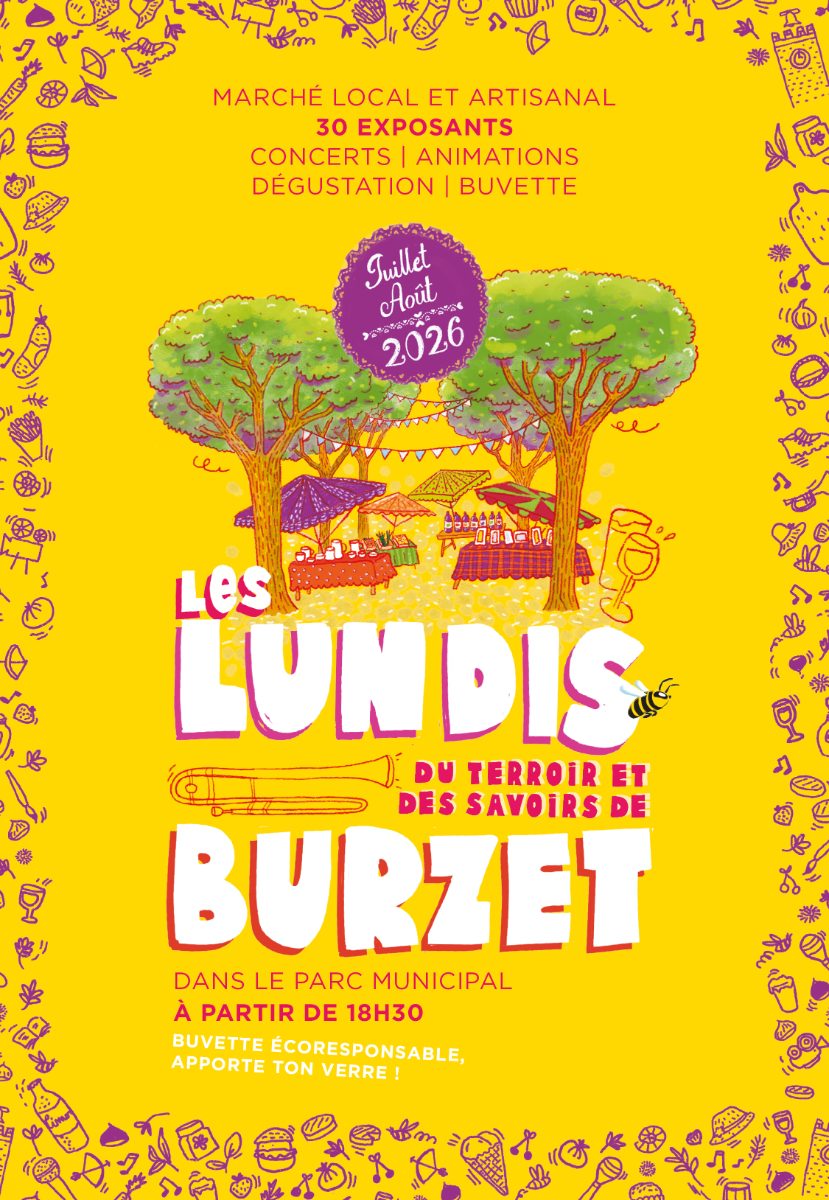 Affiche de Marché nocturne de producteurs à Burzet