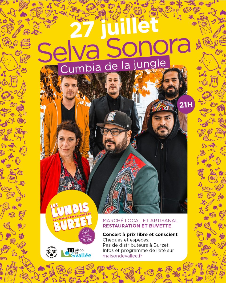 Affiche de Selva Sonora - Cumbia à Burzet
