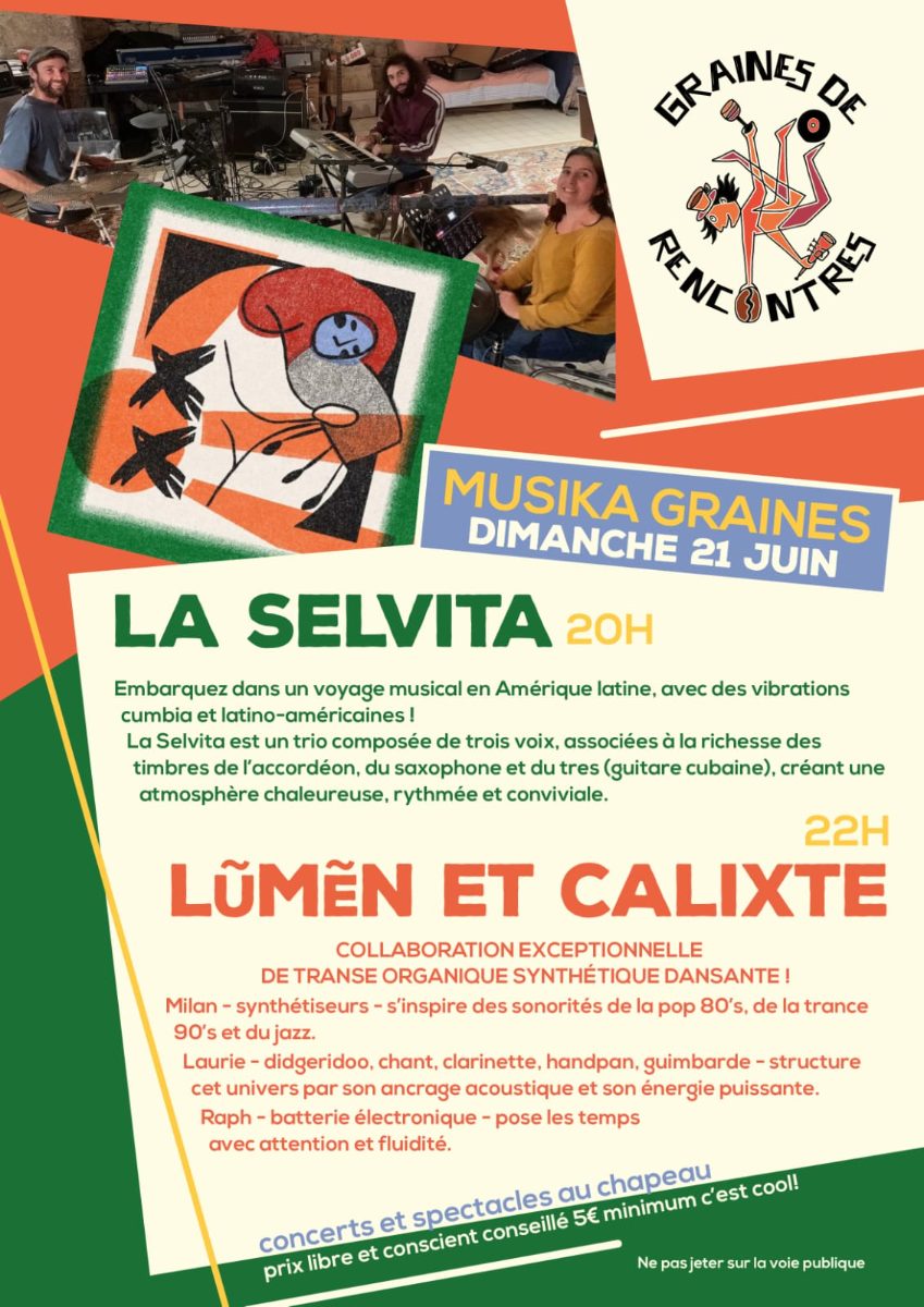 Affiche de Fête dela musique Musika à GdR à Les vans