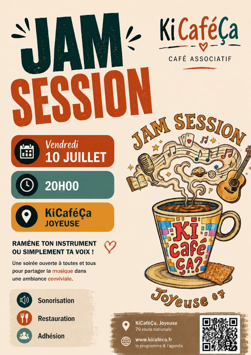 Affiche de Jam session à Joyeuse