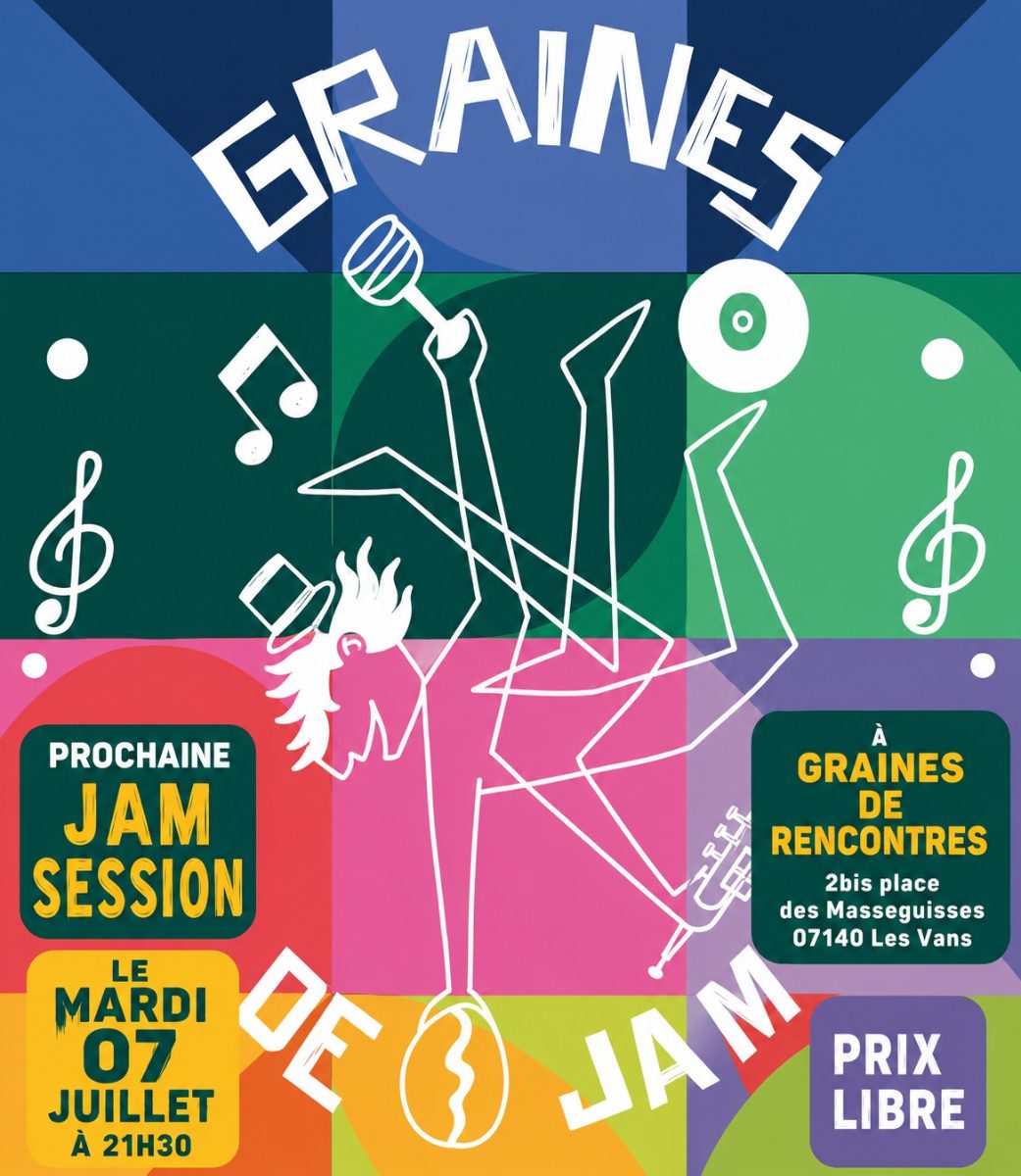Affiche de Jam session à Les Vans