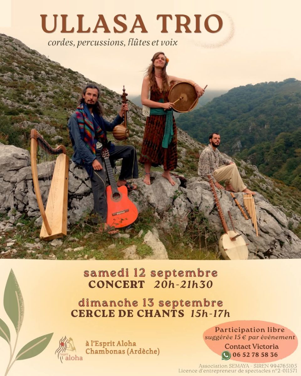 Affiche de Chants sacrés à Chambonas