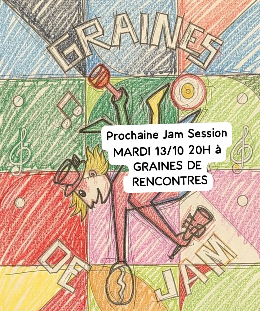 Affiche de JAM SESSION À GDR à Les vans