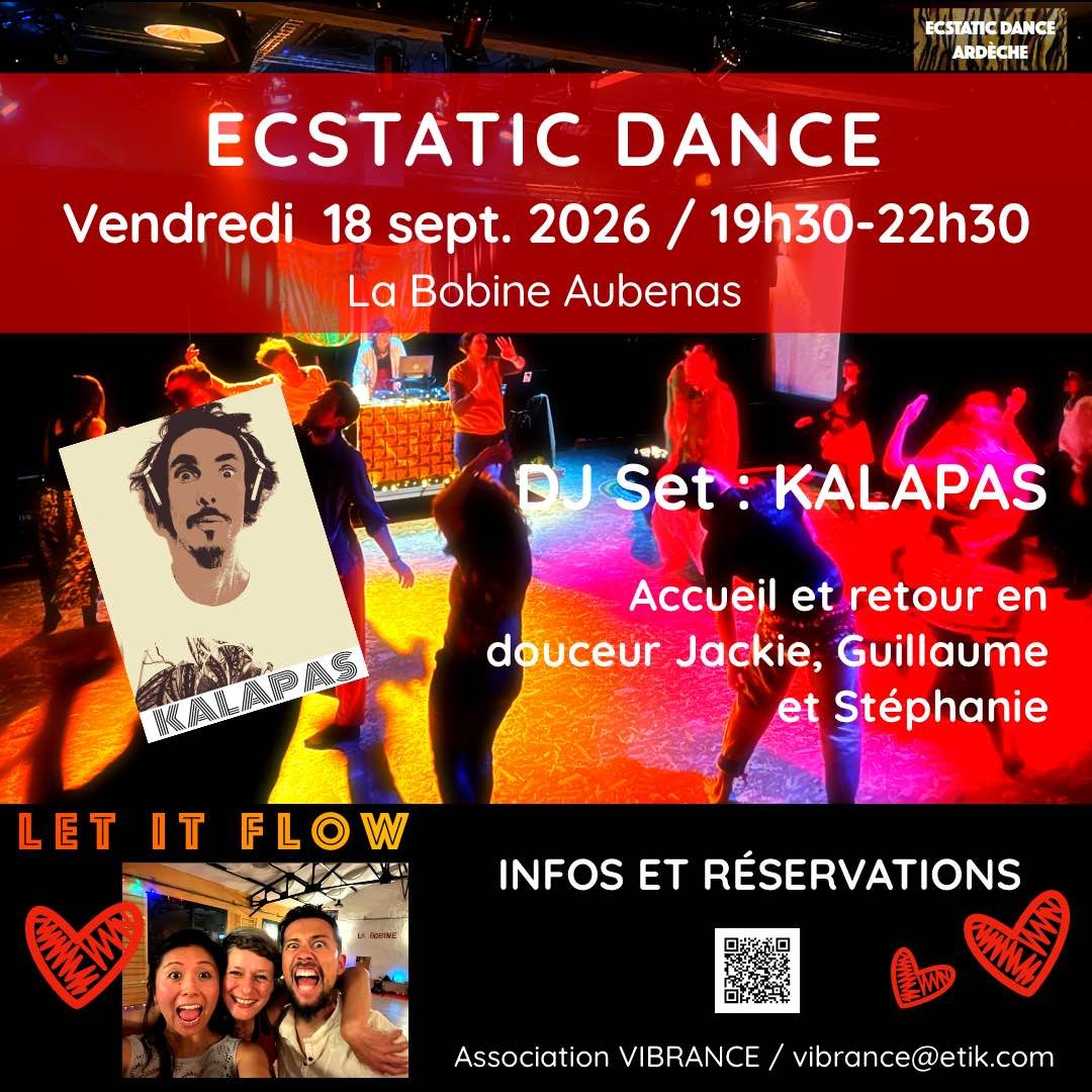 Affiche Ecstatic Dance Event - Aubenas