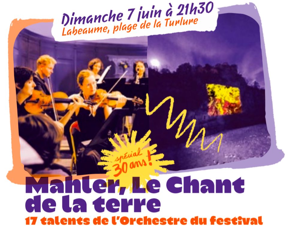 Affiche de Mahler, le chant de la terre à Labeaume