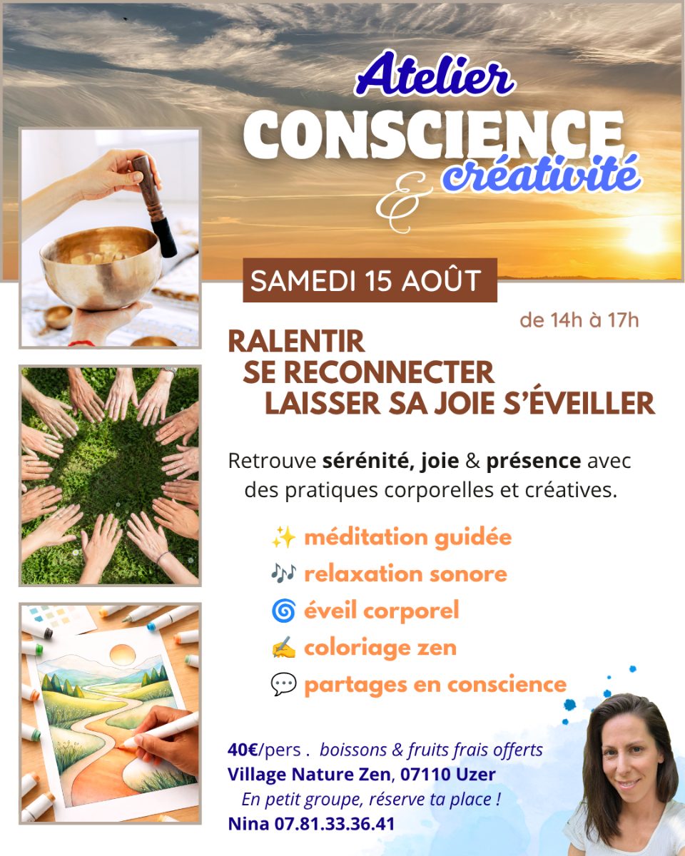 Affiche Conscience & Créativité ✨