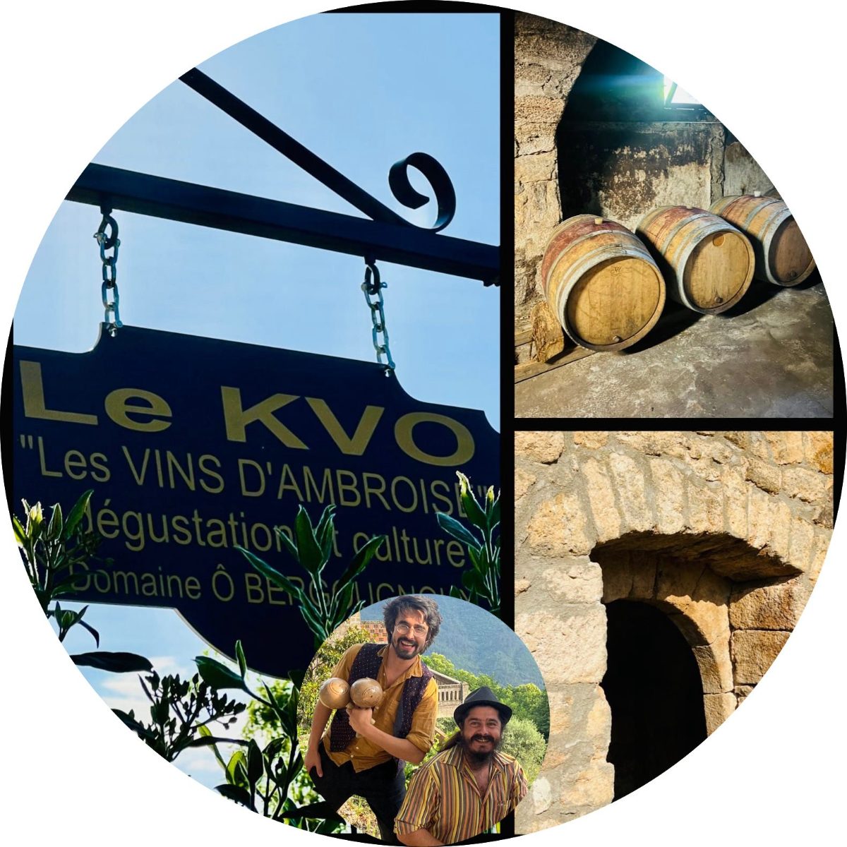 Affiche de Tumbao loko au caveau des vins à Rosières