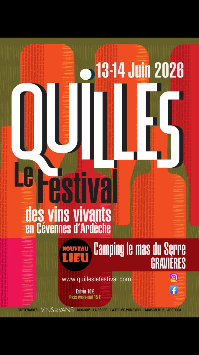 Affiche de Quilles le festival à Gravières