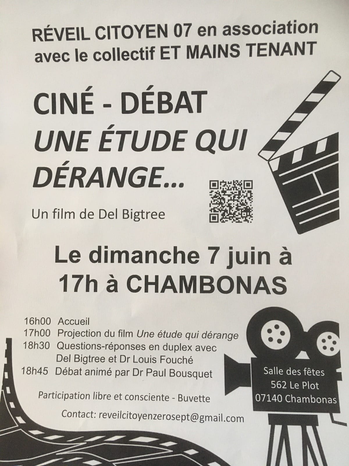 Affiche de Une étude qui dérange à Chambonas