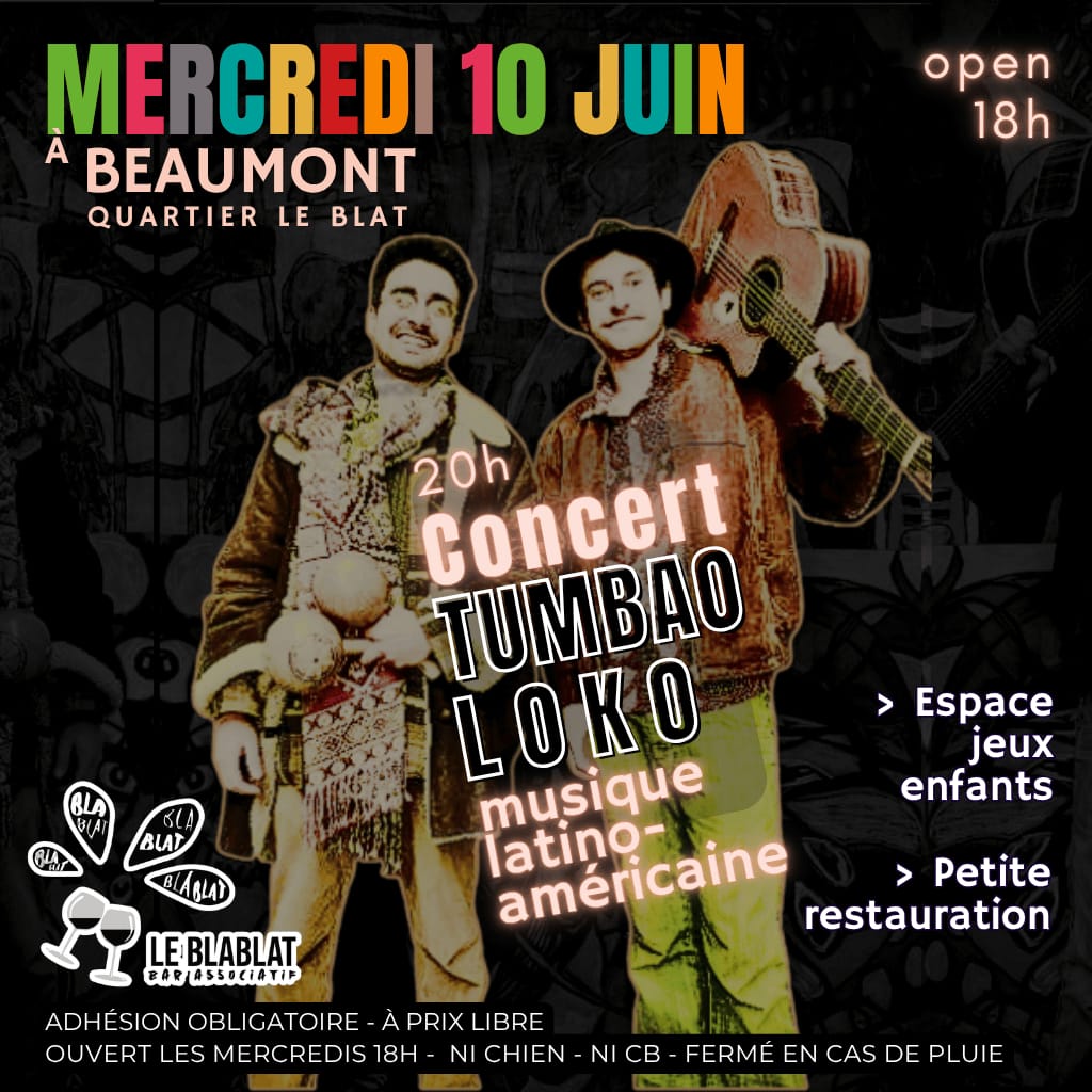 Affiche de Concert tumbao loko à Beaumont