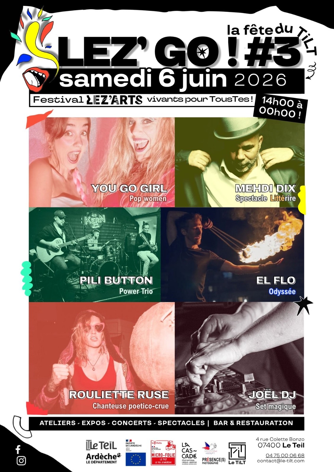 Affiche de Lez'go festival #3 à Le Teil