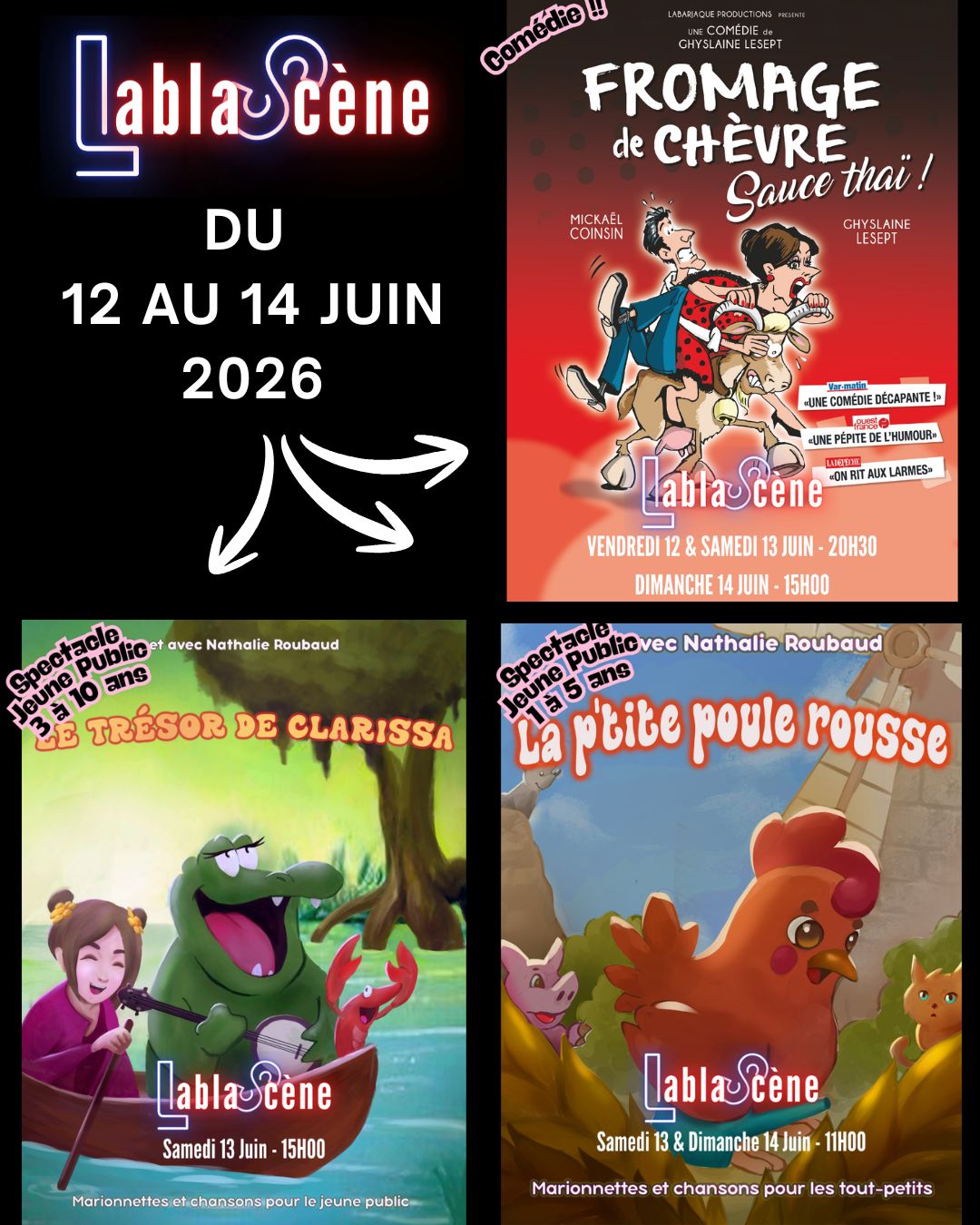 Affiche de Festival lablascène à Lablascène