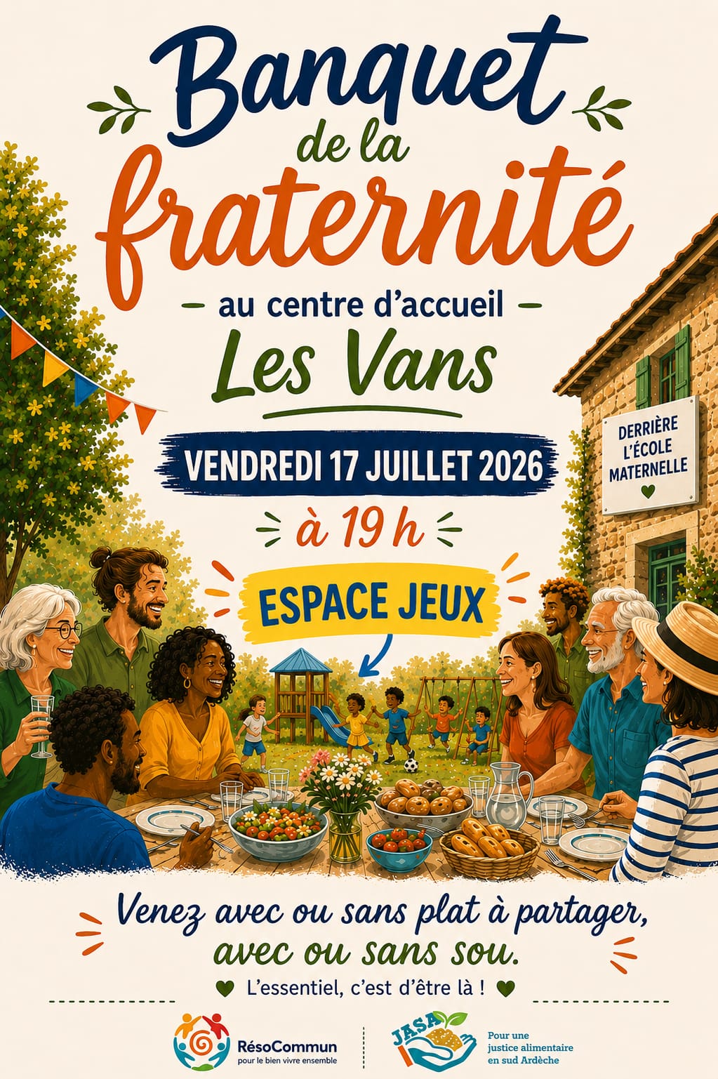 Affiche de Banquet de la fraternité à Les Vans