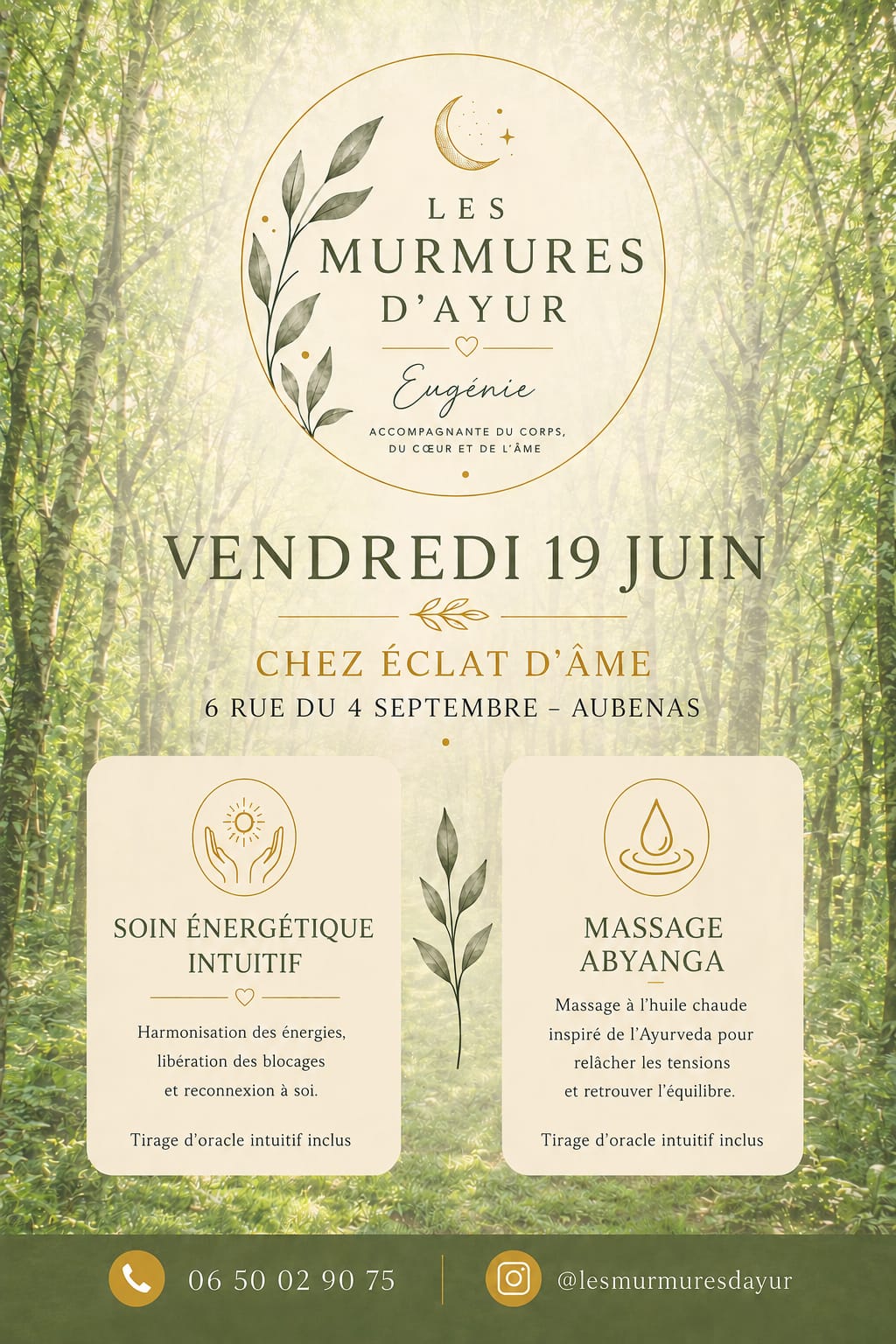 Affiche de Les murmures d'ayur à Aubenas