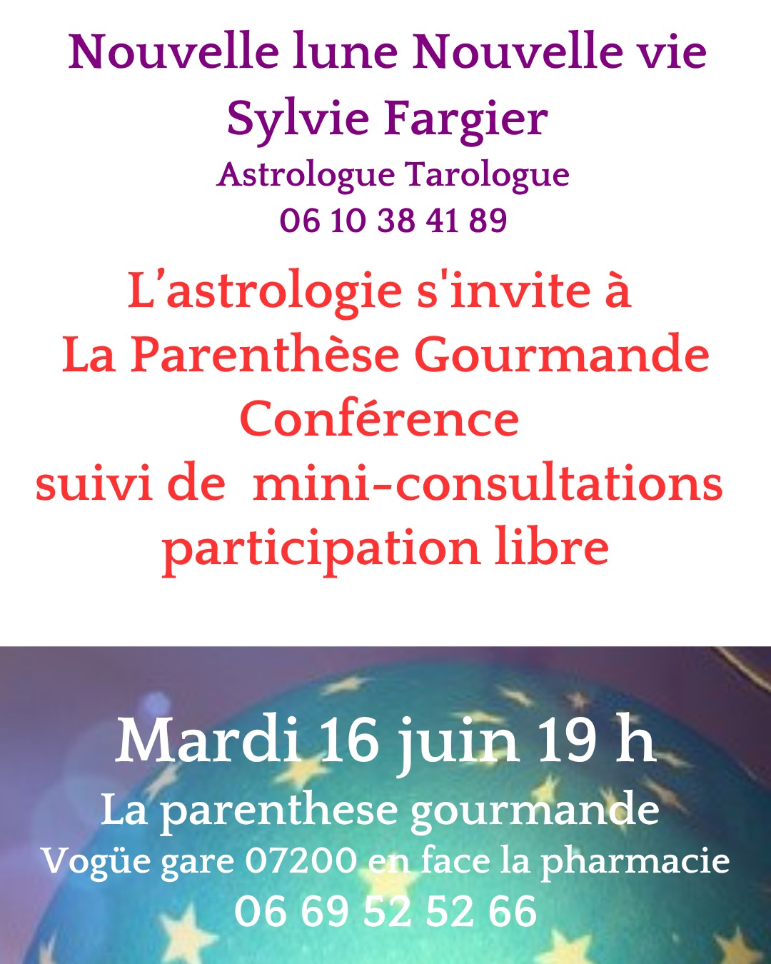 Affiche de Nouvelle lune nouvelle vie à Vogüe