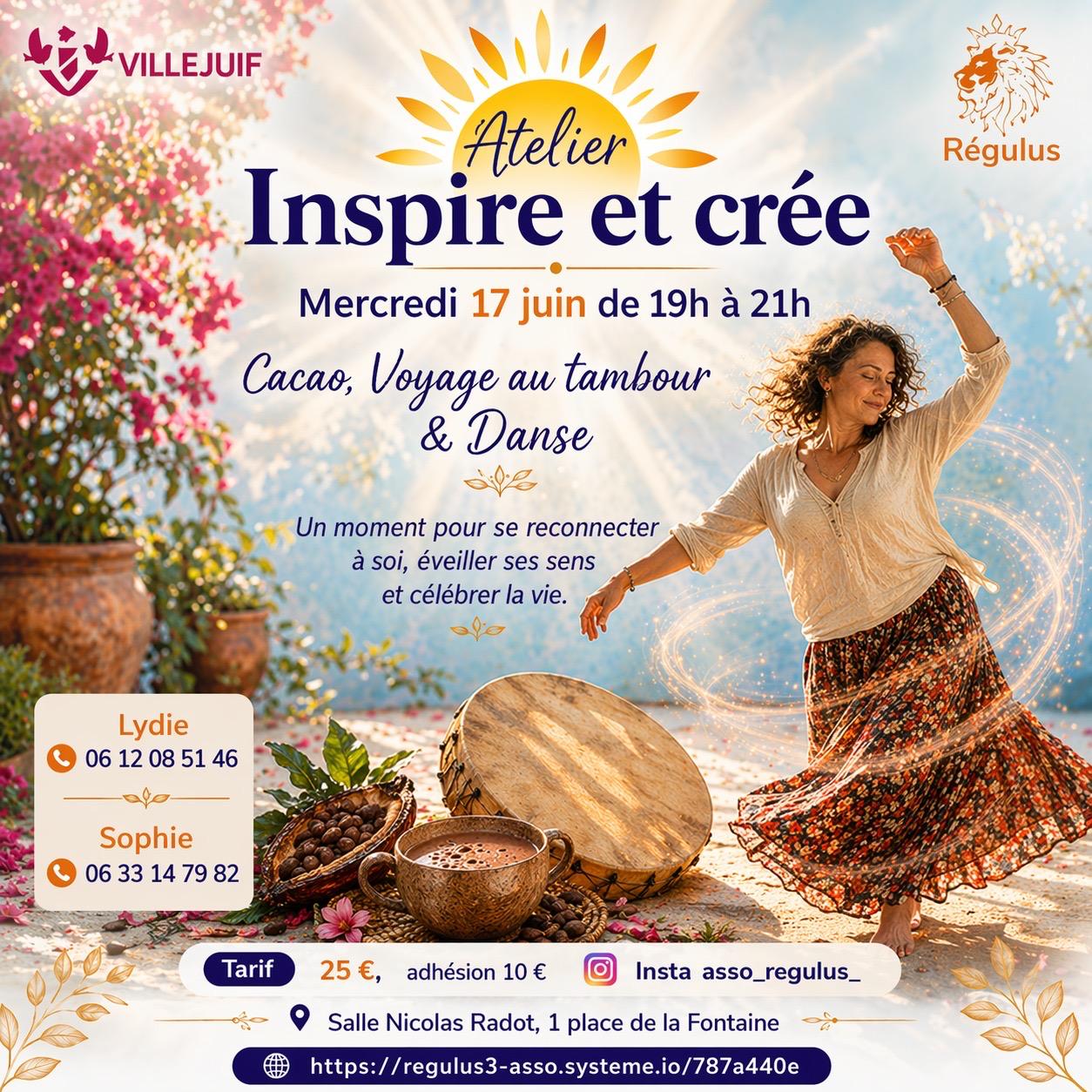 Affiche de Inspire et crée à Villejuif