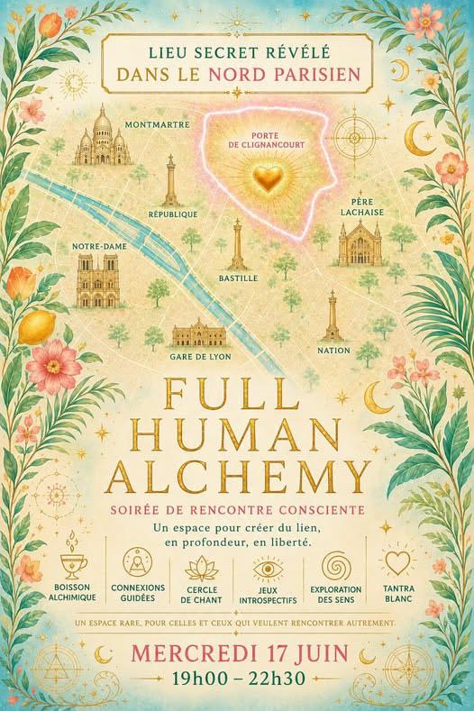 Affiche de Full human alchemy à Saint-Ouen