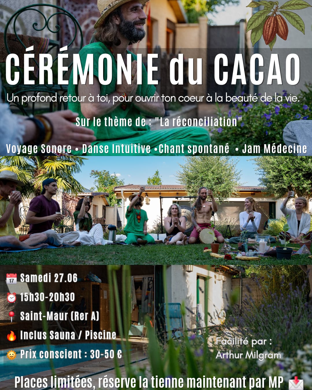 Affiche de Cérémonie du cacao à Créteil