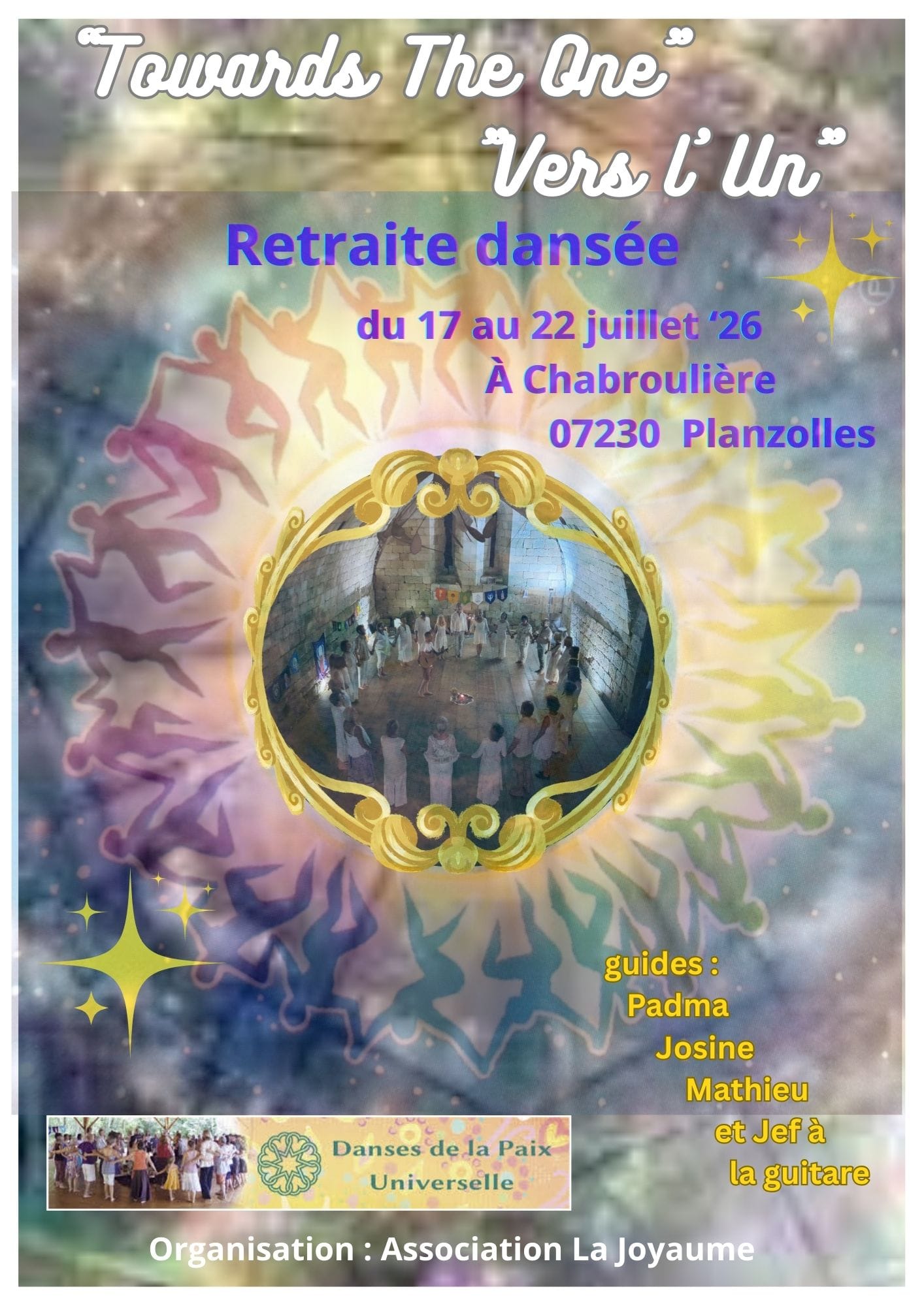 Affiche du festival Retraite dansée vers l'un