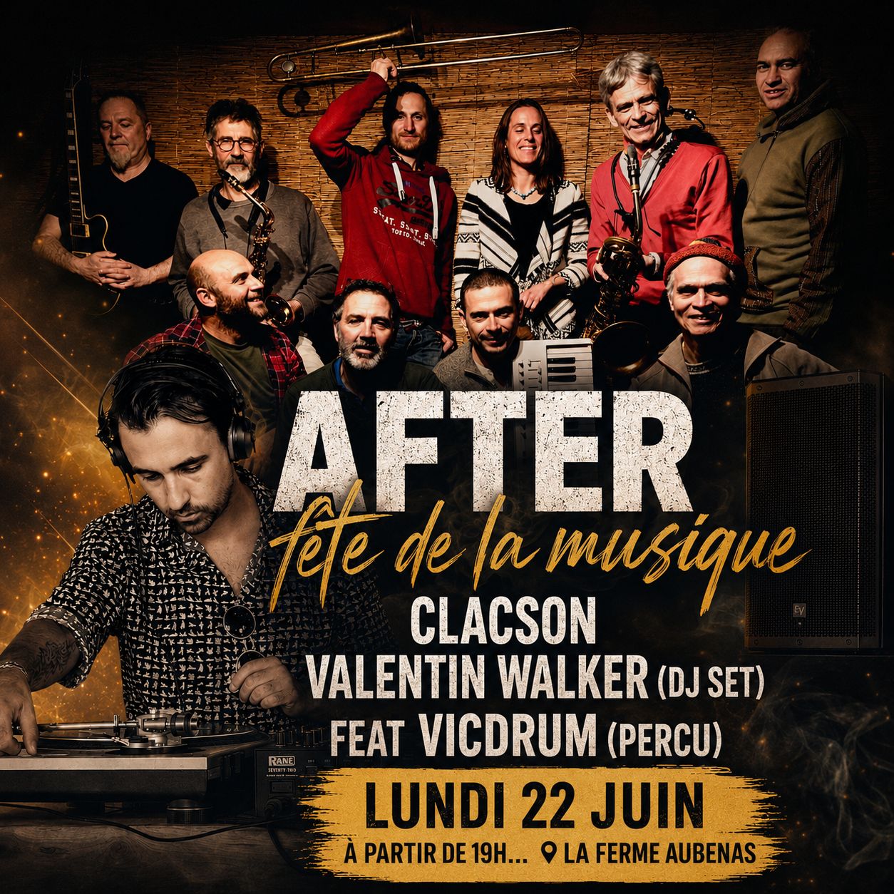 Affiche de After fête de la musique à Aubenas
