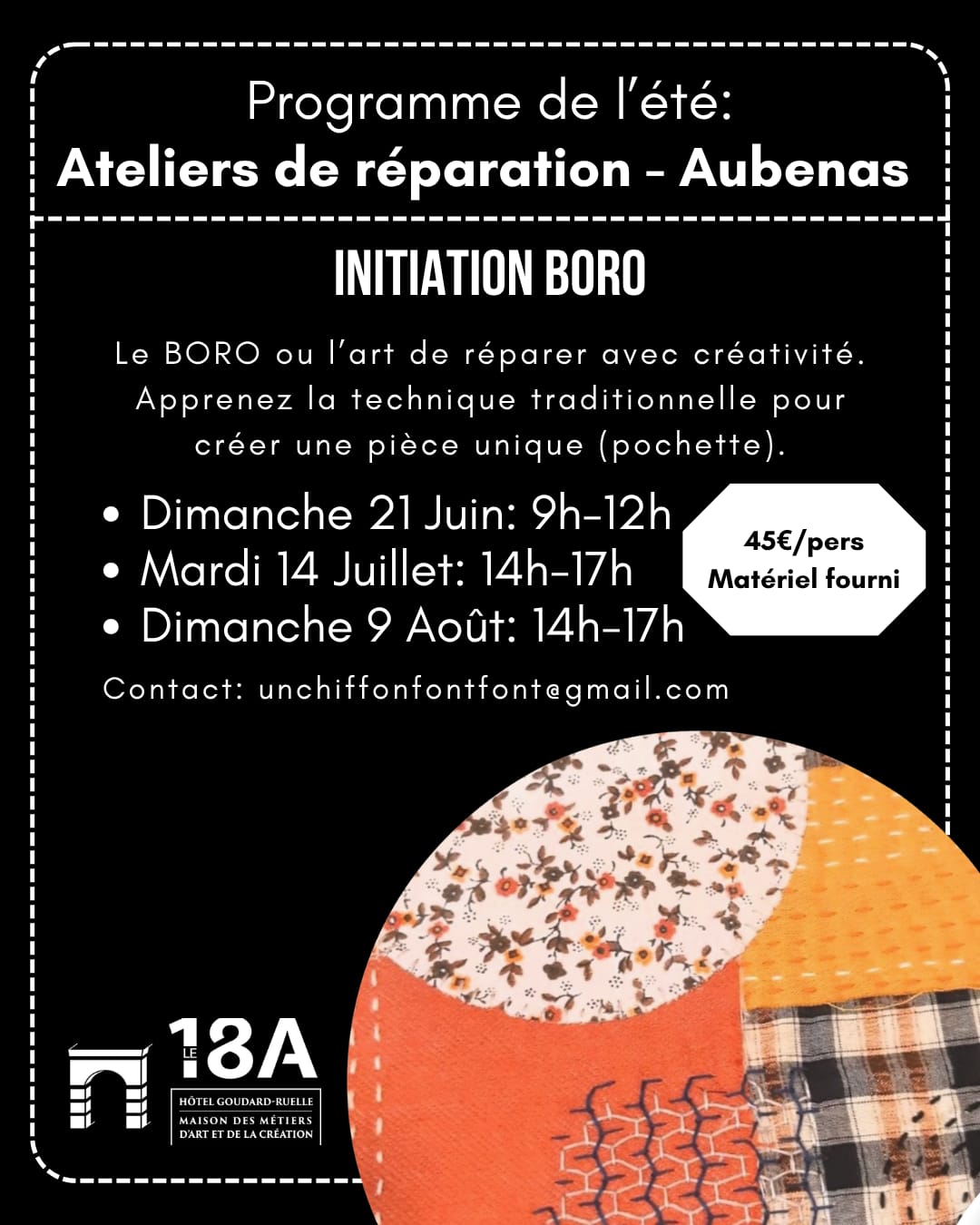 Affiche de Initiation boro à Aubenas
