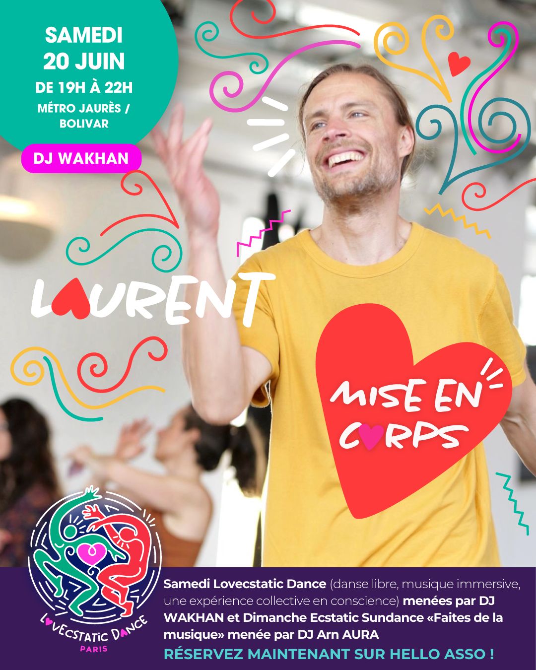 Affiche de Samedi lovecstatic dance Ă Paris