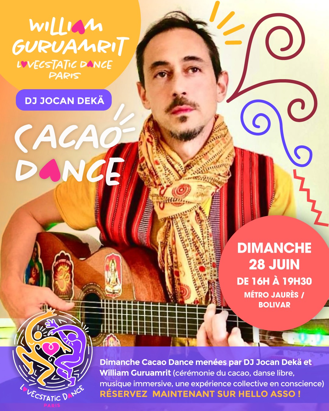 Affiche de Cacao dance Ă Paris