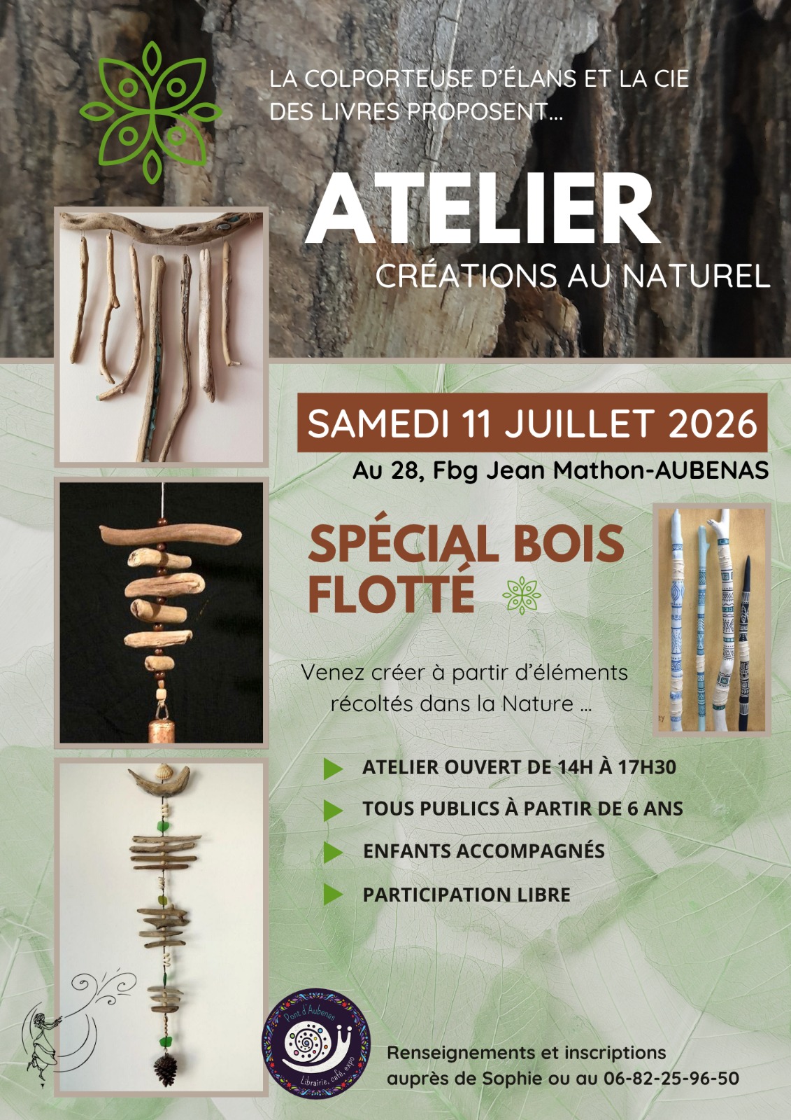 Affiche de Créations au naturel à Aubenas