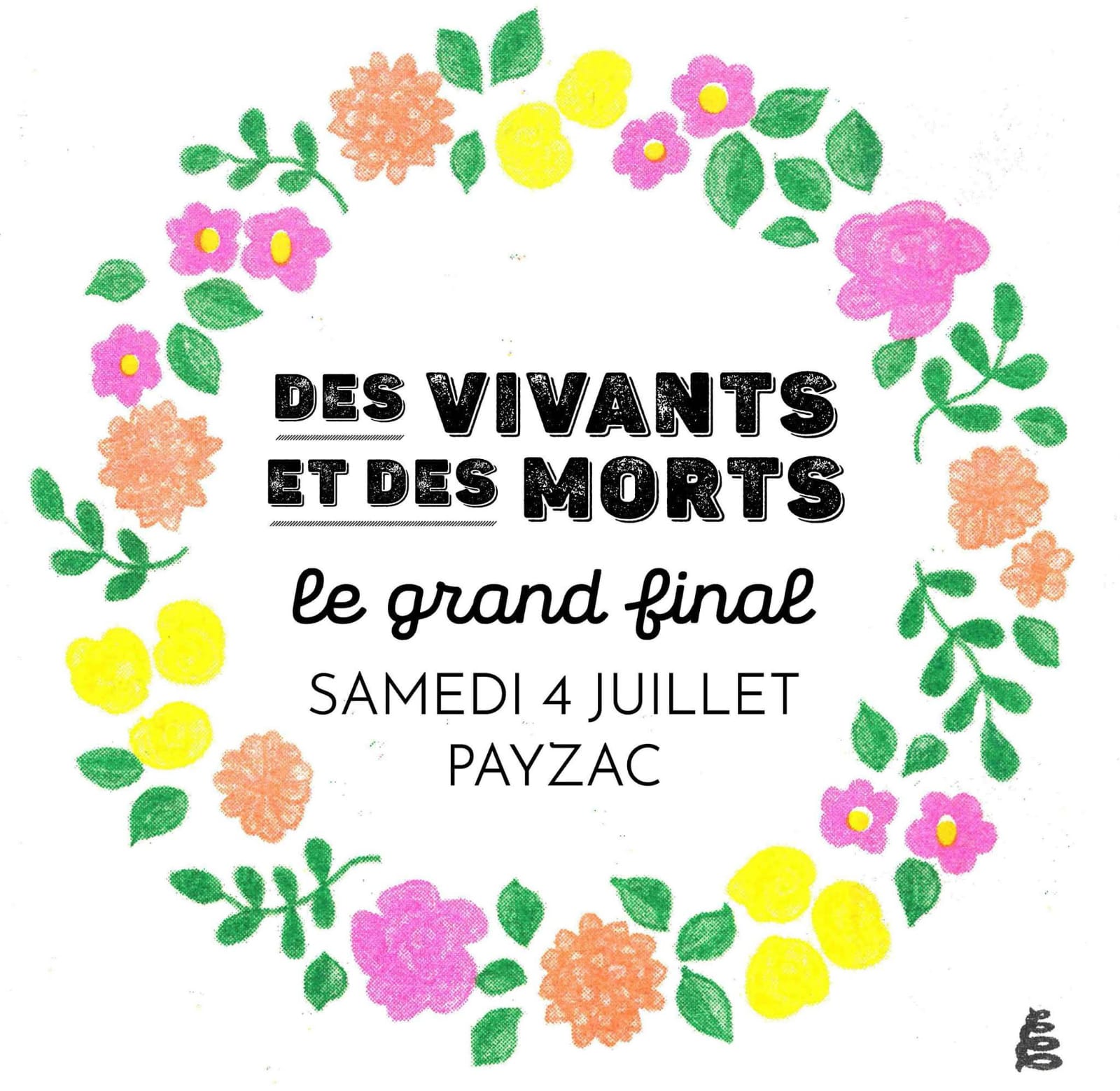 Affiche de Des vivants et des morts à Payzac
