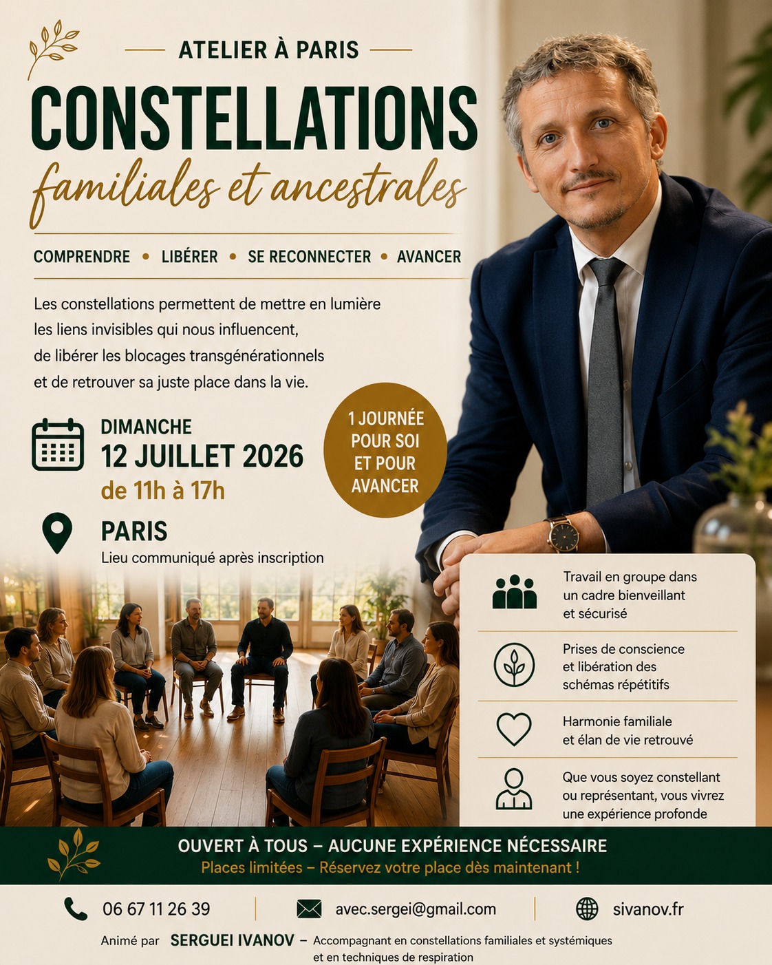 Affiche de Constellations familiales à Paris