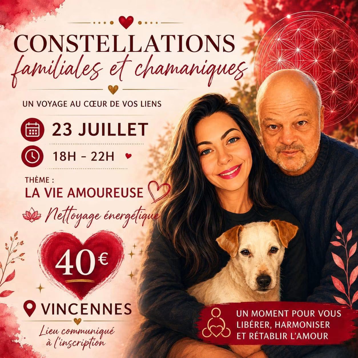 Affiche de Constellations familiales et à Vincennes