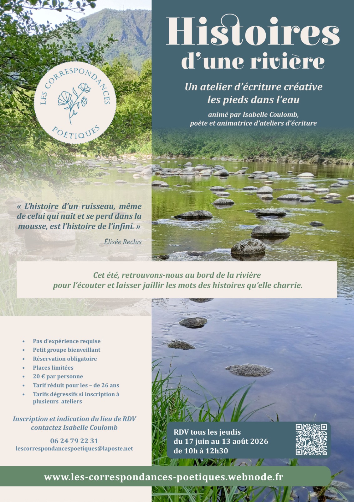 Affiche de Histoires d'une rivière à Les Vans