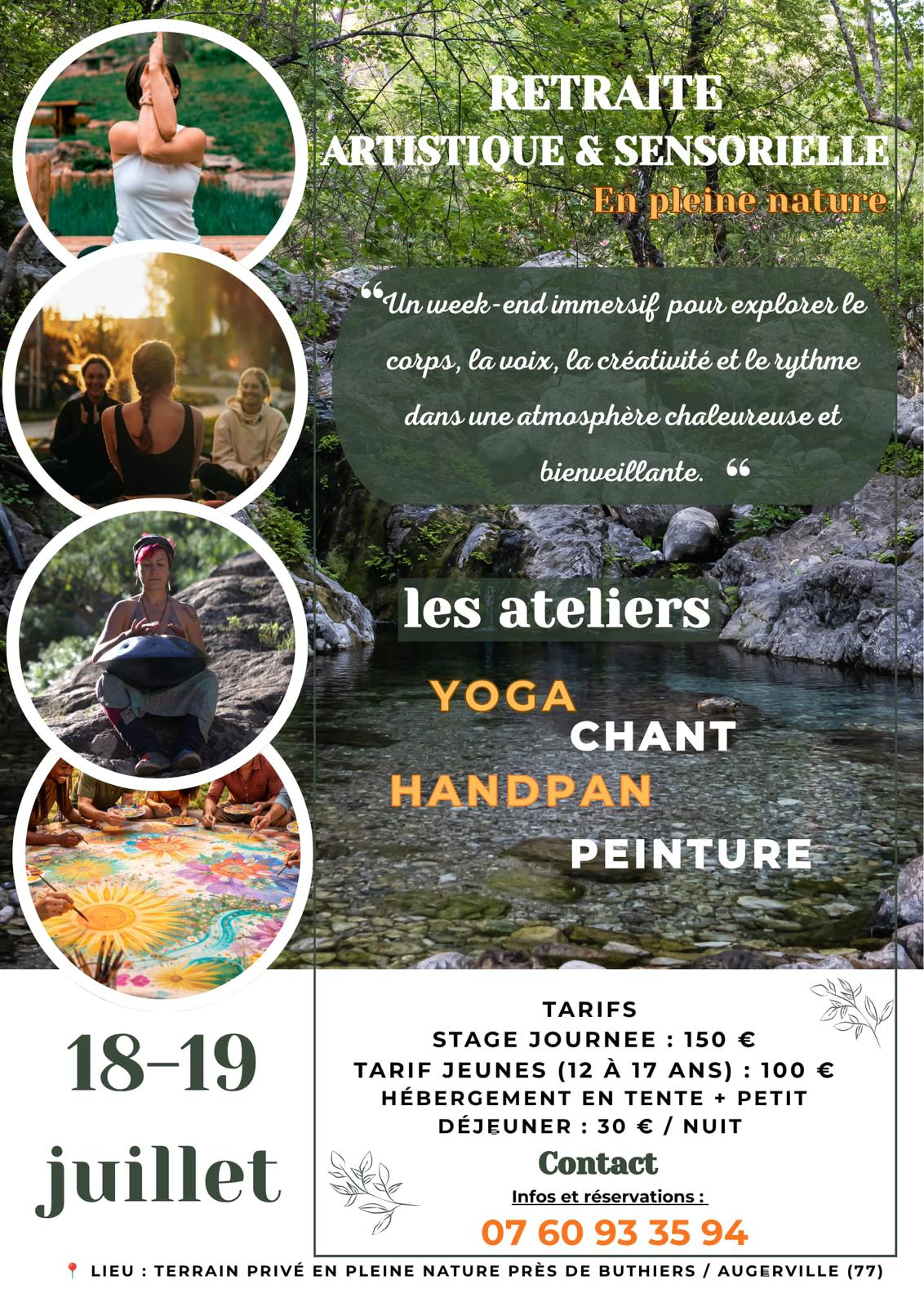 Affiche de Retraite artistique & à Buthiers