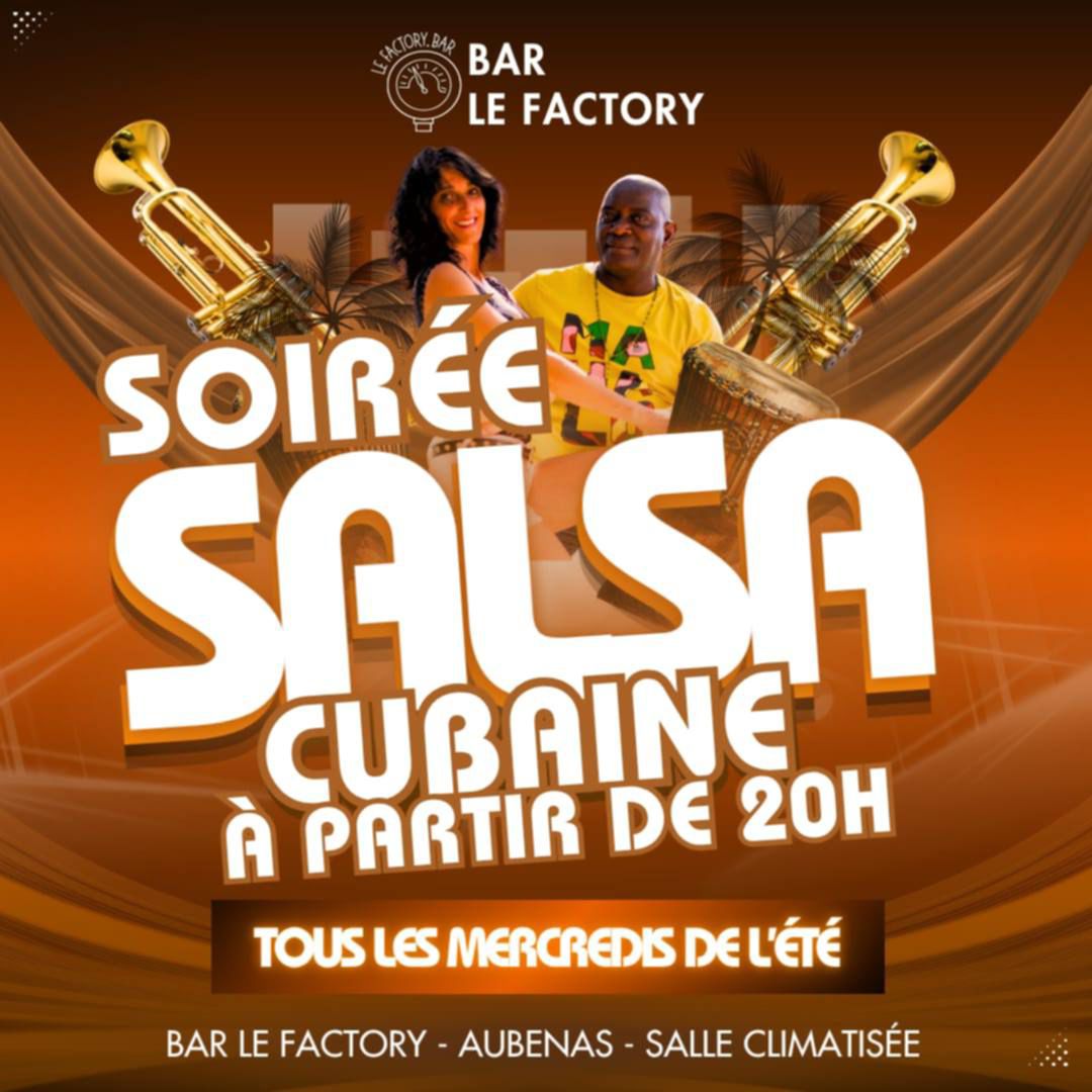 Affiche Soirée salsa cubaine