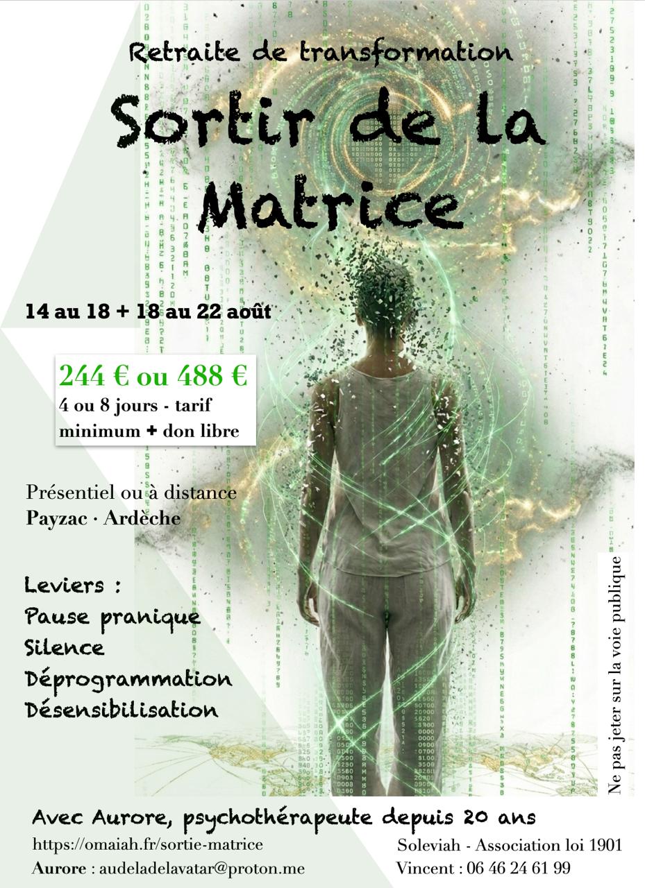 Affiche Sortir de la matrice