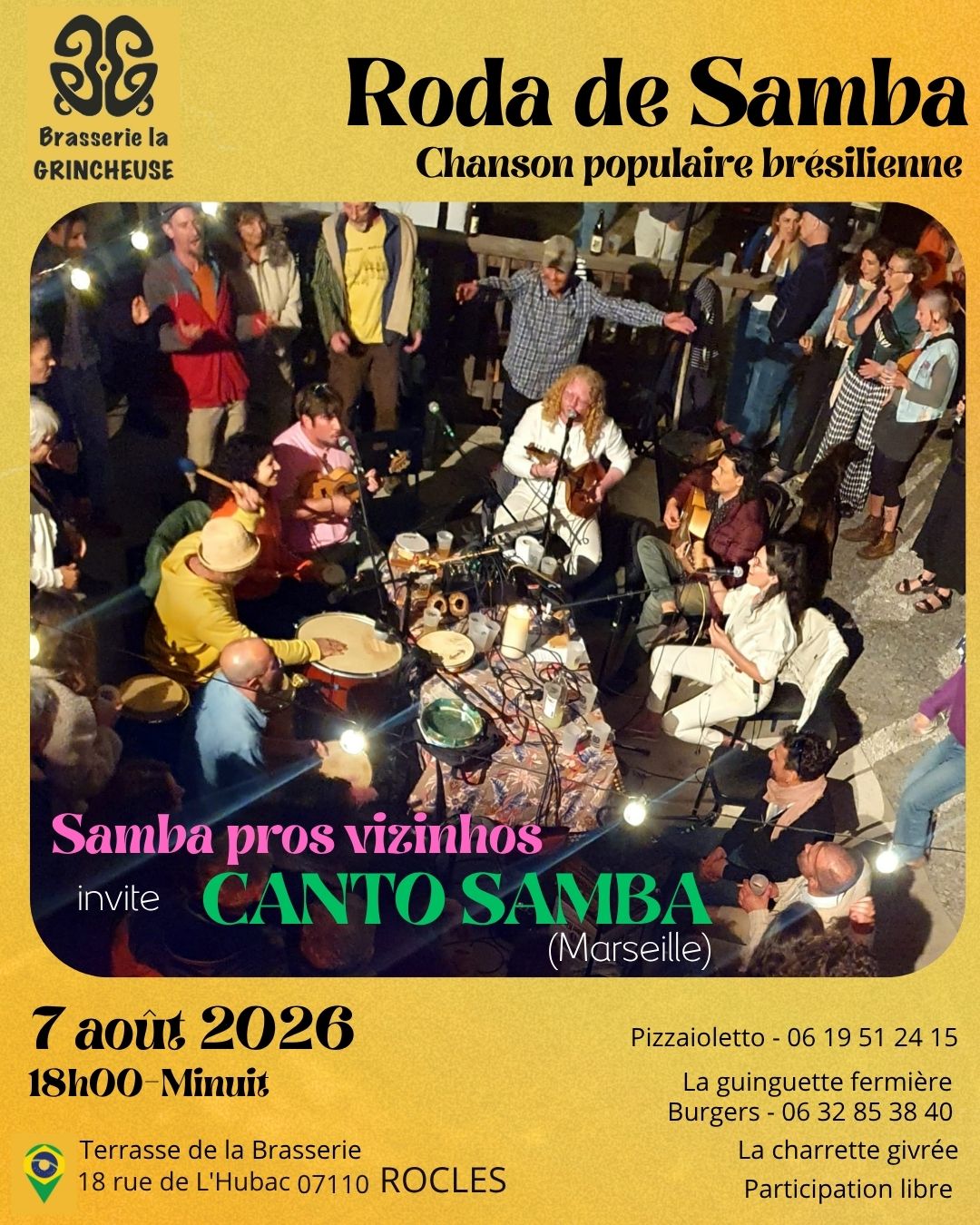 Affiche Roda de samba