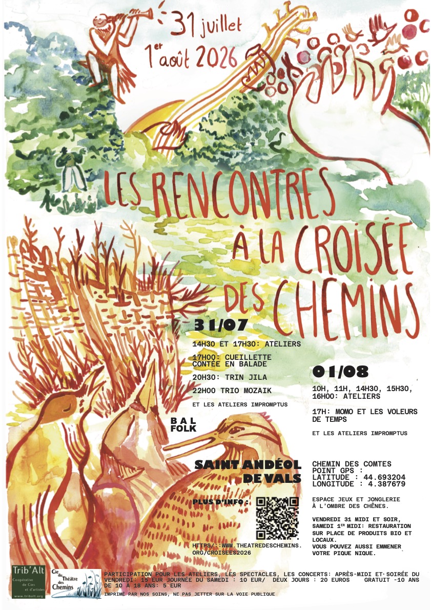 Affiche du festival Croisée des chemins