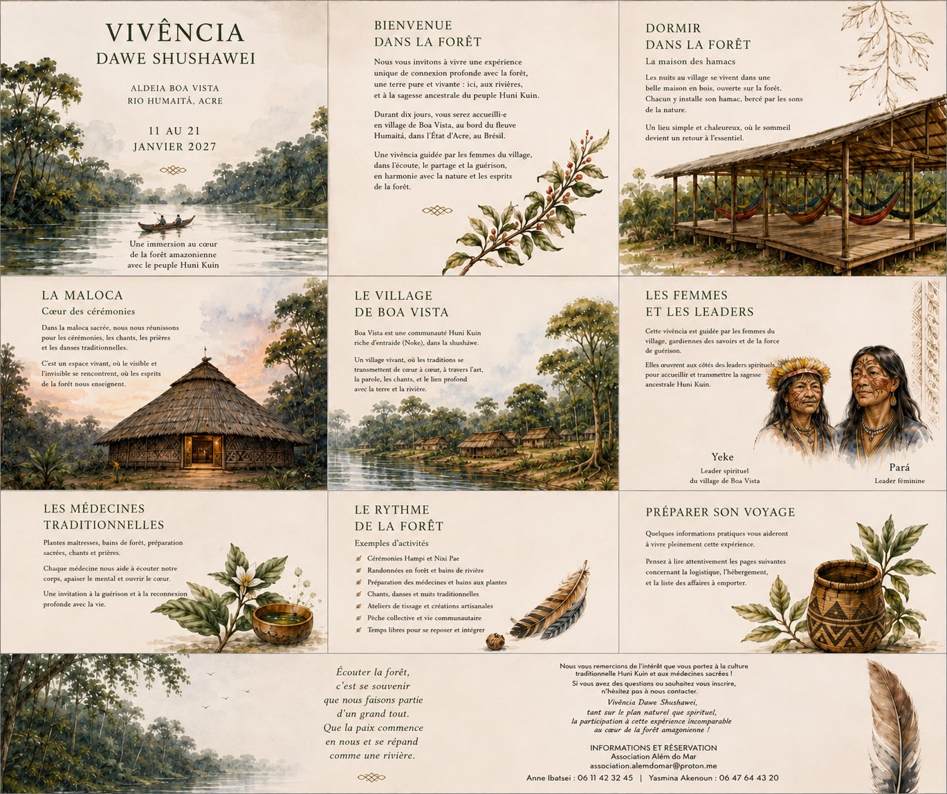 Affiche de Vivência dans la forêt à Rio Humaitá