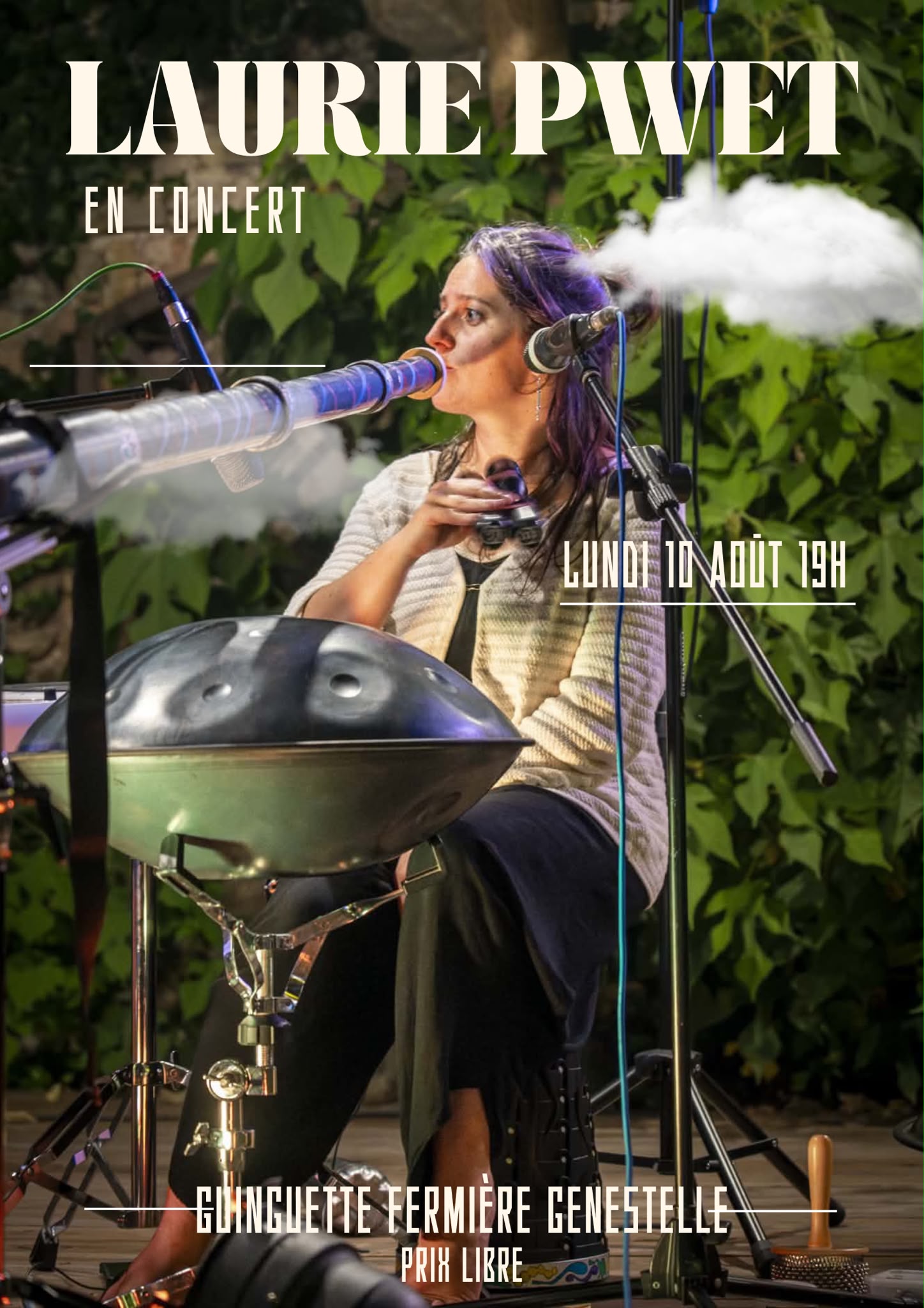 Laurie pwet en concert