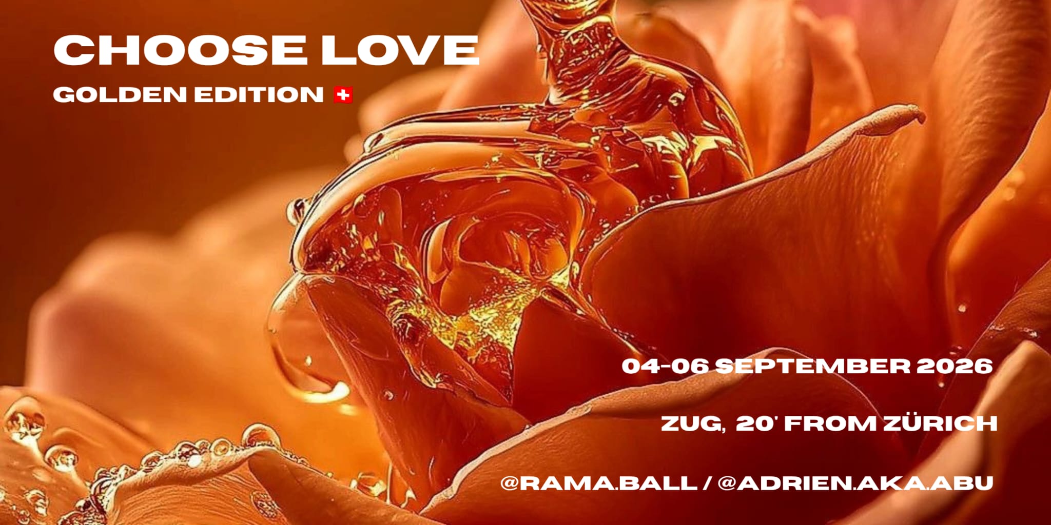 Affiche du festival Choose love golden edition