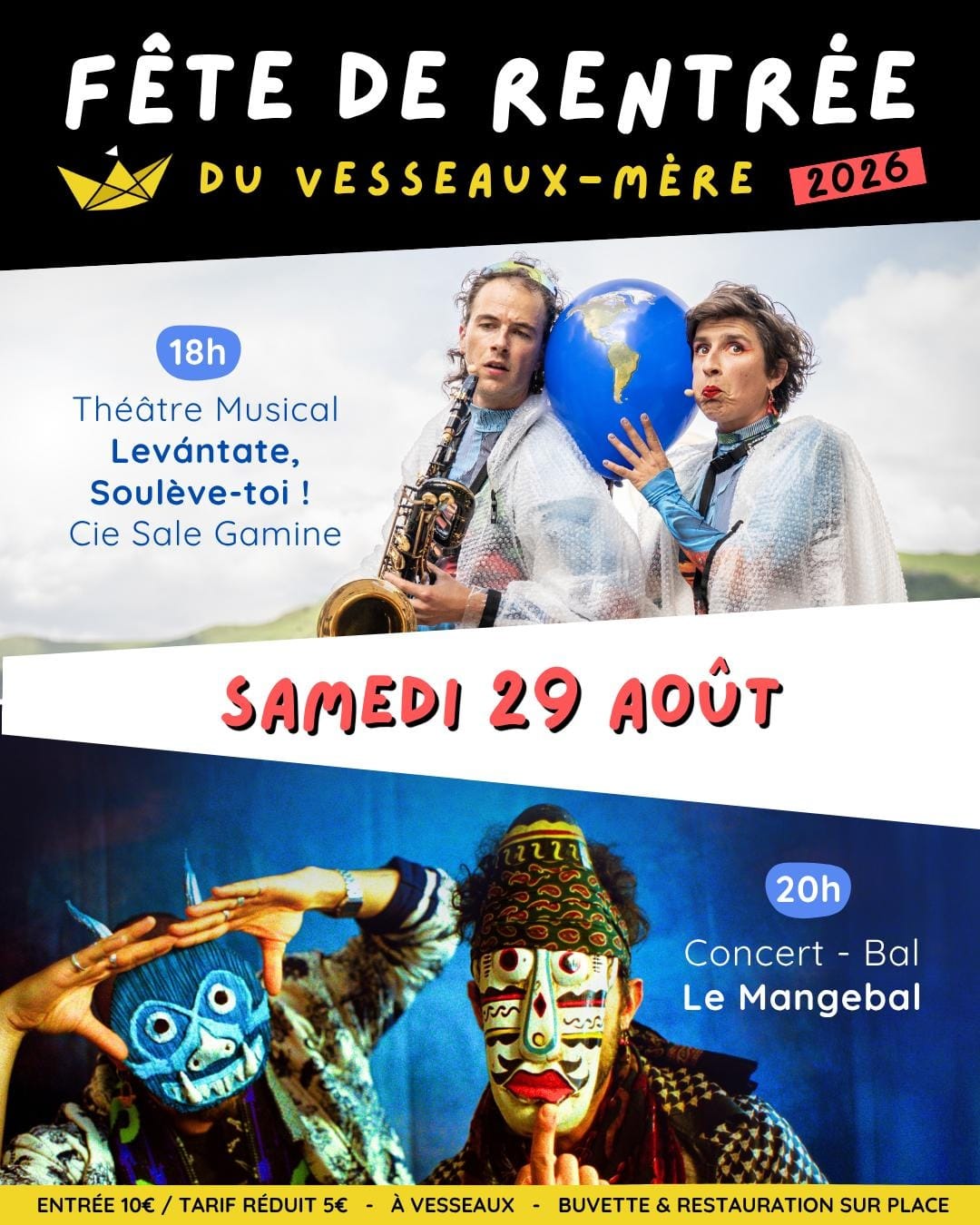 Affiche de Fête de rentrée du à Vesseaux