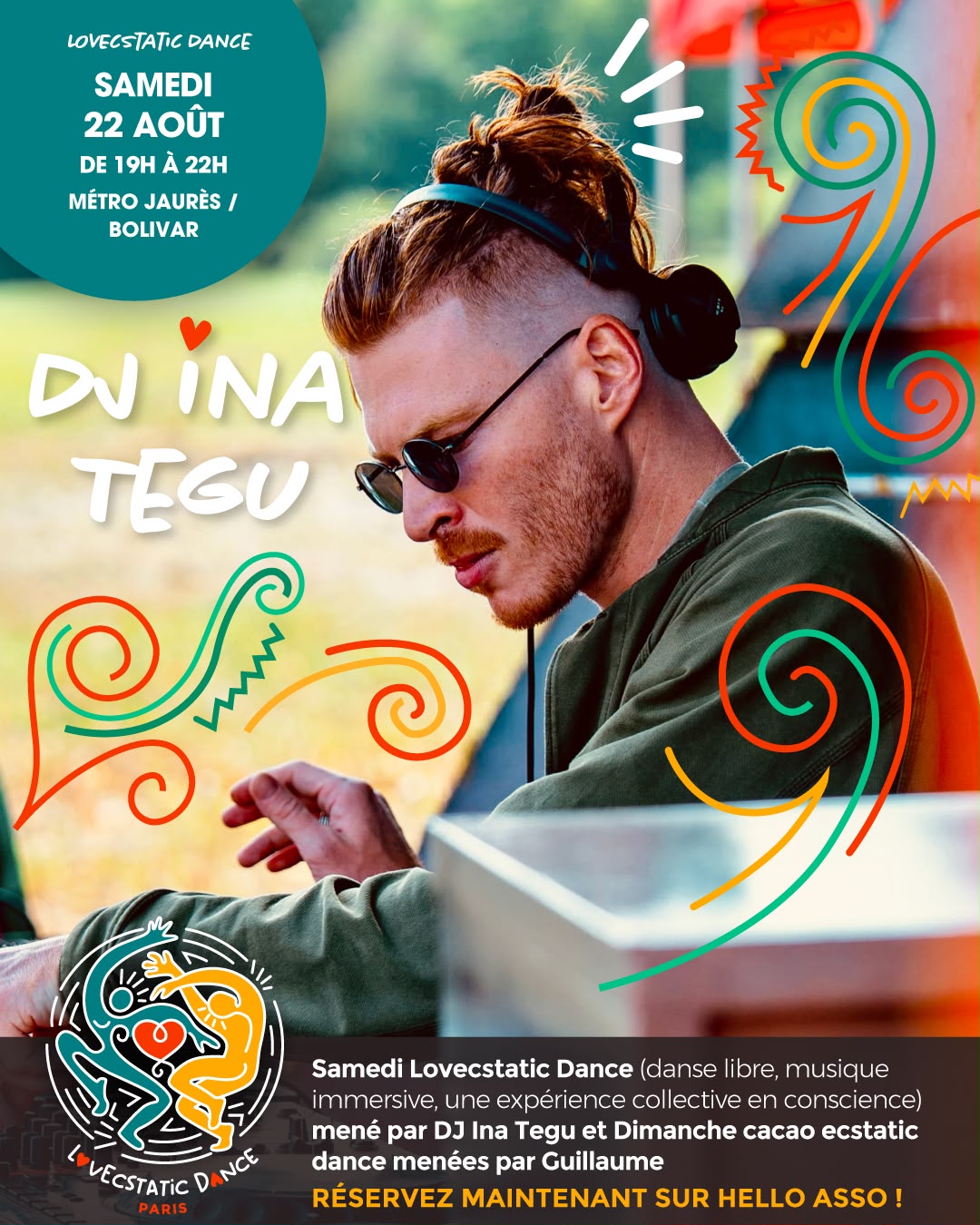 Affiche de Lovecstatic dance Ă Paris