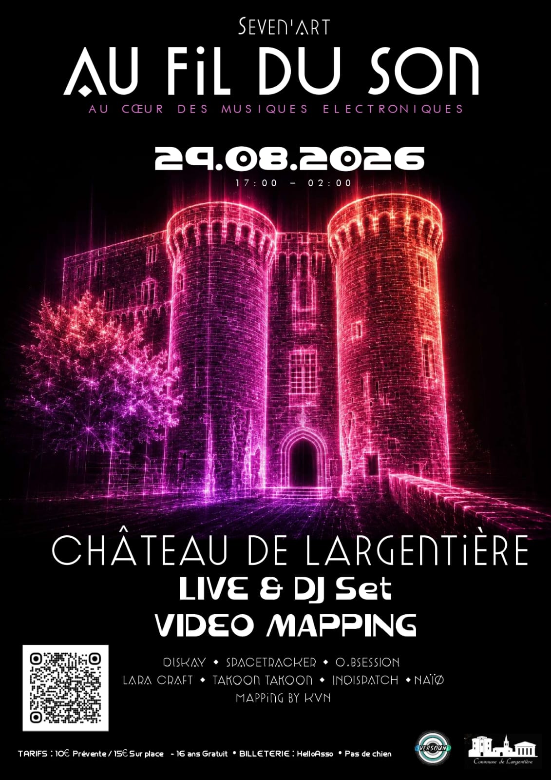Affiche de Au fil du son à Largentière