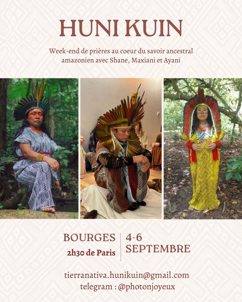 Affiche de Huni kuin à Bourges